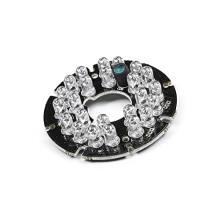 1.7 Inch 24 LED IR Infrared Illuminator Board 60 Degree Round Plate for CCTV Security Camera Night Vision