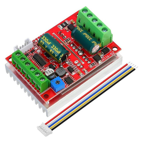 6-60V 400W BLDC Three-Phase Brushless Motor Controller PWM 12V 24V 48V with Forward/Reverse/Stop/Brake Function 2