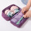 Travel Underwear Organizer with Separate Bra Compartment, Multi‑Function Violet Storage Bag 5