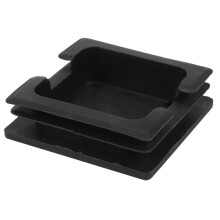 75mm X 75mm Plastic Square Caps Tube Pipe Inserts End Blanking 16 Pcs