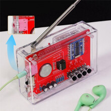 DIY Electronic Kit FM Radio Production Kit Circuit Board Making Loose Parts Receiver RDA5087 3W Speaker with Antenna