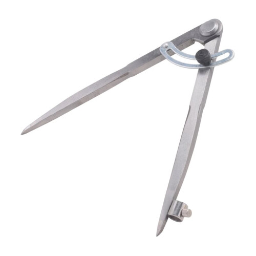 Ferramenta de Escriba Divisora De Asa de PrecisãO 200 Mm BúSsola de 8 Polegadas com Porta-LáPis para Geometria, Madeira, Metal e Couro