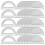 50 Pack Plastic Protractor, 6 Inch Clear Protractor for Geometry, School, Office 2