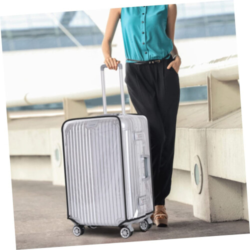 Stretch Luggage Cover Protector with Easy Access Handles, Precise Fit, SelfAdhesive Design 1