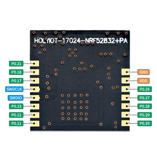 Holyiot Nordic NRF52832 PA IPX Modul  Low  Board 2