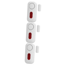 Wireless Door Window Alarm Sensor 3Pack for Home Security Protection, Easy Adhesive Installation