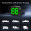 Digitaler GPS-Tachometer für Autos (/H), USB-Anschluss, Plug & 7