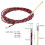 Electrical Wire Threader Flat  Electrician Wire Threading Device Manual Cable Guide Puller with Gloves Cable Ties 6