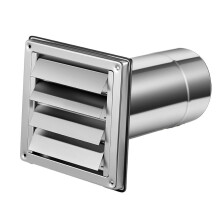 Wall Vent Cover Outside Dryer Vent Covers for House Exhaust Duct Kit with Removable Extension Pipe
