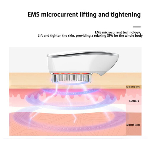 EMS Micro-Type Elektrische Haarverzorgingskam, Meridian Massagekam 2