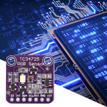 TCS34725 RGB Color Sensor Module with Builtin White Illumination and Accurate Color Detection for Arduino Projects
