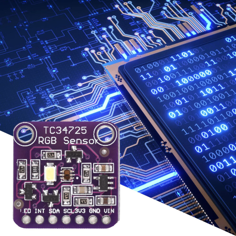 Tcs34725 Rgb Color Sensor Module With Builtin White Illumination And Accurate Color Detection For Arduino Projects 9092120092264