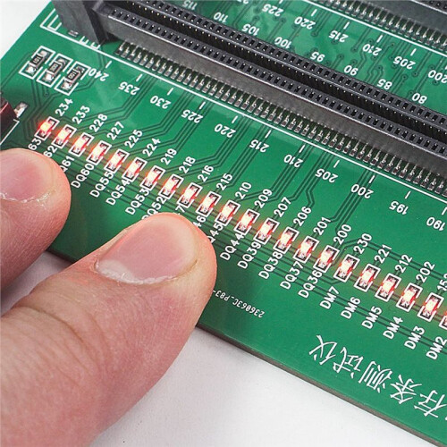 DDR3 Memory Tester Laptop PCB DDR3 Memory Test Card for Desktop Computer DDR3 Memory Ram Tester USB Type-C Power Supply