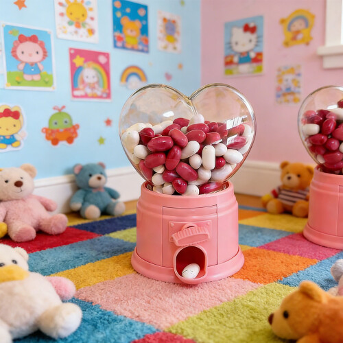 Heart Shaped Plastic Candy Dispenser Sweetes Holder For-2 2