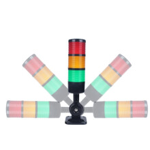 CNC Machine LED Signal Tower Lights DC12-24V with Buzzer for Industrial Warning
