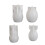 4Pcs Striped Rabbit Eggs Silicone Molds Heatproof for Resin-A 2