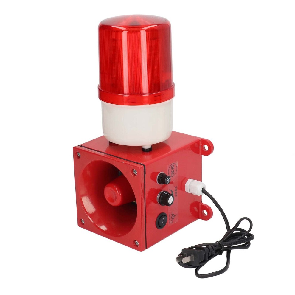 120Db Emergency Strobe Light Security Alarm Siren With Bright Flash For Home Or Office 110V 9771547470731