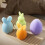 4Pcs Striped Rabbit Eggs Silicone Molds Heatproof for Resin-A 3