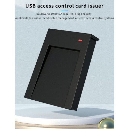 USB 125kHz ID Card Reader for Access Control, Fast Accurate Reading and Compact Desktop Design 2
