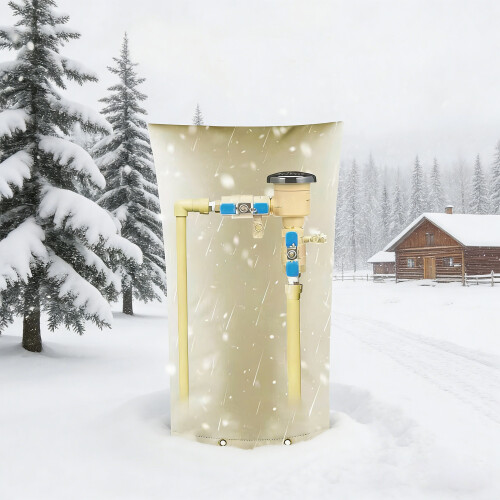 Couverture pour temps froid de sortie d'eau fabriquée à partir-1 2