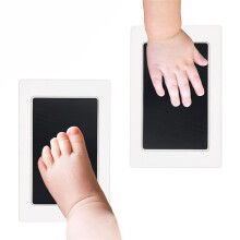 4PCS Safe Baby Hand Footprint Makers No Touch Babies Accessories Newborn Birth Souvenir Ink Pad Kits New Born Gift