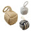 Functional Decorative Door Stop Cotton Linen-dark blue white 2