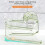 Plastic Eggs Organizers With Individual Slots Holds 12 Eggs-1 3