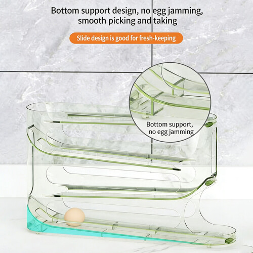 Multiple Tiers Plastic Eggs Tray With Individual Slots For-2 2