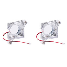 2X voor Orange Pi 5 Aluminium Koelventilator Actieve Koeling Geïntegreerde Aluminium Koellichaam Koelventilator voor 5