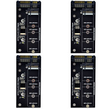 4X Adaptateur NGFF M.2 M2 SATA3 Raiser Adaptateur M.2 Vers SSD M2 Vers Carte D'Extension B Clé Support 30/42/60 / 80Mm