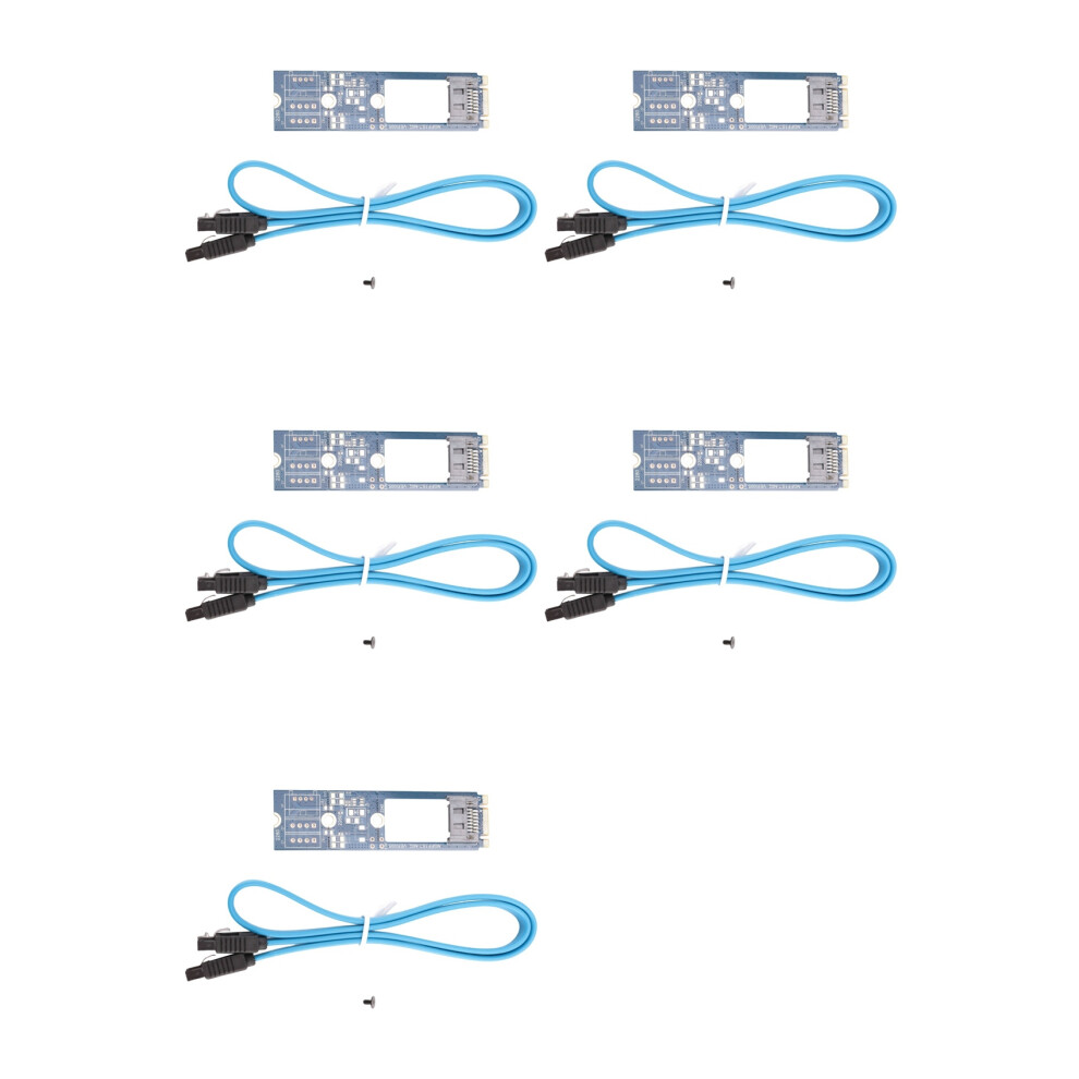 5X M2 Adapter Convert Card B-M Key M.2 Ngff Ssd To 7Pin Adapter Board Card Support 2242 2260 2280 Main Board 4713099788907