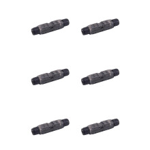 6X RJ45 Cat6A UTP LAN-Kabel, Gereedschapsloze Verlengconnector, Netwerkverlenger, Verbindingsadapter, Aansluitdoos