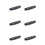 6X RJ45 Cat6A UTP LAN Cable Tool-Less Extension Connector Network Extender Junction Adapter Connection Box 1