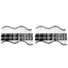 2X Outil de Profilage de Tuyaux Multifonctionnel et Multi-Surfaces, Collecteur de Formes Polyvalent, Outils de Moulage, 3 Pouces, 280 mm.