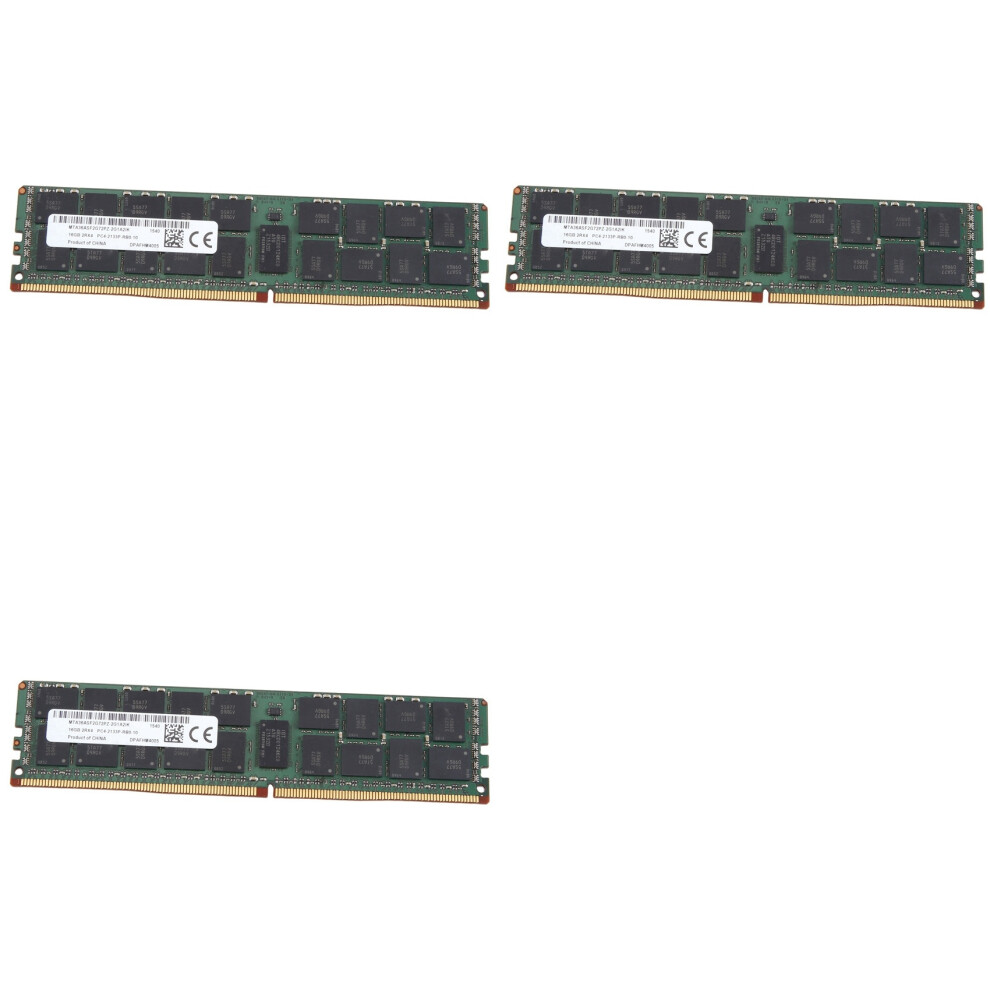 3X For Mt 16Gb Ddr4 Server Ram Memory 2133Mhz Pc4-17000 288Pin 2Rx4 Recc Memory Ram 1.2V Reg Ecc Ram 6034236498984
