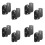 8PCS Speaker Mount Wall Bracket Stand Surround Holder Adjustable Swivel and Tilt Angle Rotation 1