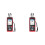 2X GT1201 Draagbare  Diktemeter Meetbereik 1,00-300,0 mm (Staal)  Diktemeter 1