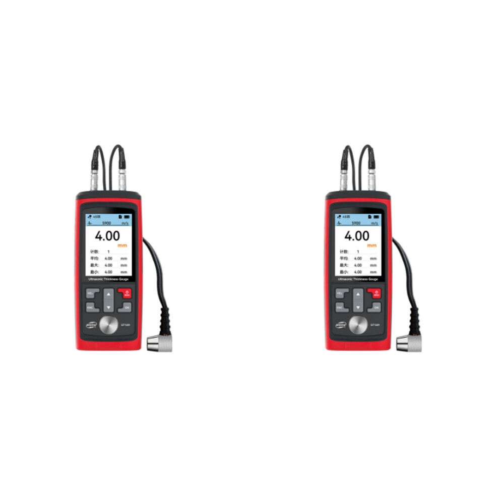 2X Gt1201 Portable Ultrasonic Thickness Gauge Measurement Range 1.00-300.0Mm(Steel) Ultrasonic Thickness Meter 6032587331561