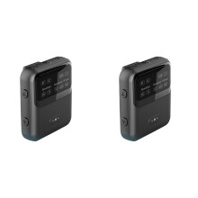 2X  5.4 Audio Receiver Transmitter AptX-LL/HD/AD LC3 Auracast LE Audio Adapter Wireless Stereo Music with Mic