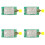 4X E01-ML01DP5 NRF24L01P+PA+LNA 2.4G Wireless Transceiver Module 2500M Remote Control RF Wireless Module 1