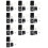 10X BL1830 with Li-Ion Power Tools Battery Case Replacement for  18V BL1840 BL1850 Plastic Shell 1