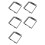 5X PC Power Button Cover Power Button  Cover Dustproof Safety Power Button  Cover 1