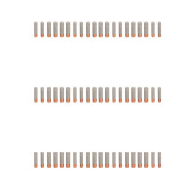 60pcs MB15AK Welding Nozzle Tips Coating Protect M6 Gas Nozzle Tip 0.8mm MIG Welding Tool Parts