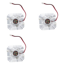 3X PC VGA Video Card 2 Pin 55mm Cooler Cooling Fan Heatsink 4800 RPM