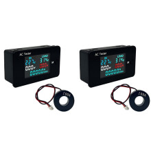 2X KWS-AC305 Watomierz Miernik Mocy Podwójny Woltomierz AC 0-500V Napięcie 0-50KW Analizatory Mocy
