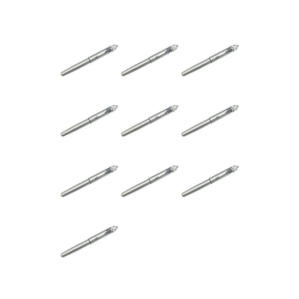 10X Precision Dripping Oil Pen Aluminum Alloy Applicator Precisely Applies Other Lubricant Firm Maintenance Oiler Pen Silver 6033949642073