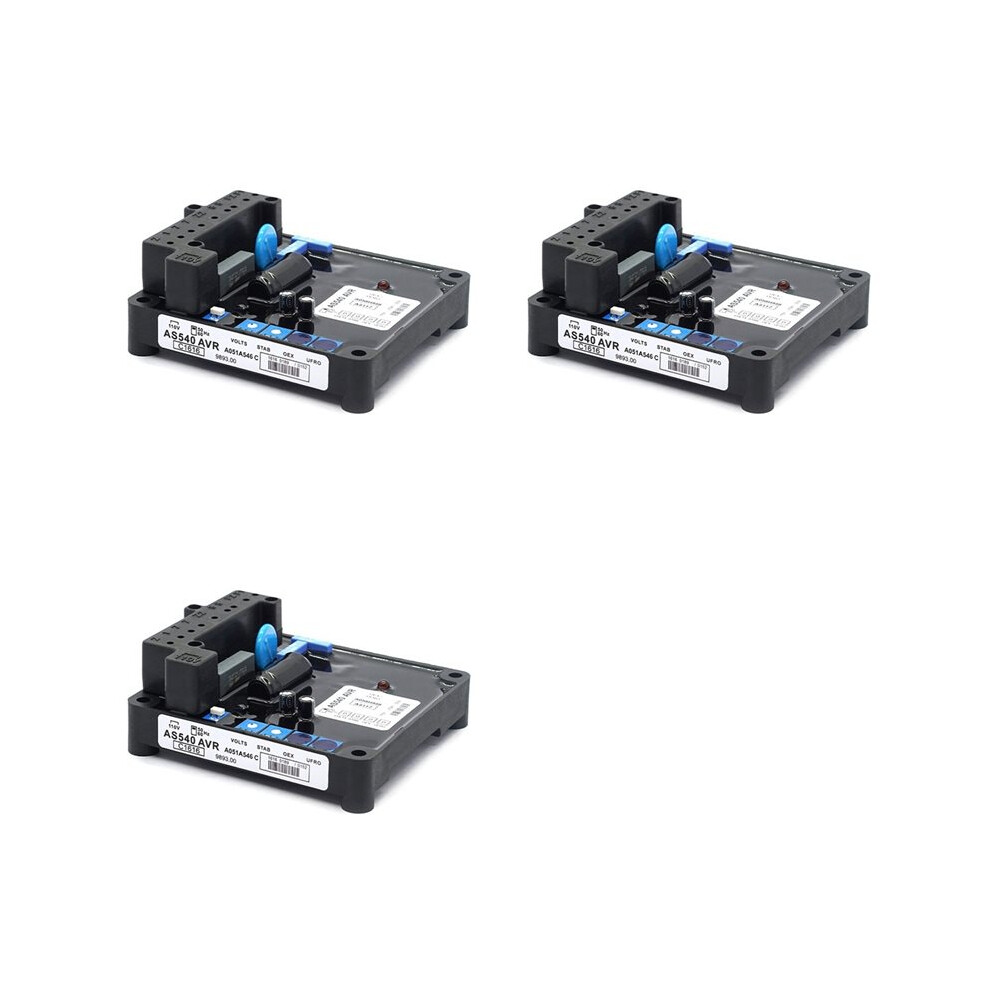 3X As540 Avr Brushless Generator Automatic Voltage Regulator Power Stabilizer Power Crude Oil Genset Alternator 6031486978624