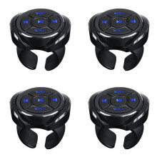 4X Wireless  Media Button Remote Controller Car Motorcycle Bike Steering Wheel Music  Remote