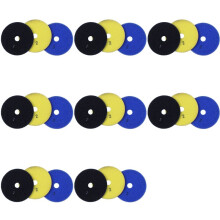 24 Pieces 100Mm Diamond Flexible Wet & Dry Polishing Pads 3 Step Floor Polish for Stone Marble Tile