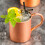 Copper Coated Drinking Cup 410ml Capacity Stainless Steel 4